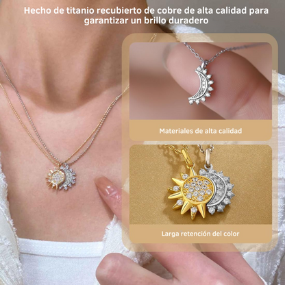 Collares de Sol y Luna para Mejores Amigas o Parejas