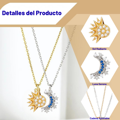Collares de Sol y Luna para Mejores Amigas o Parejas